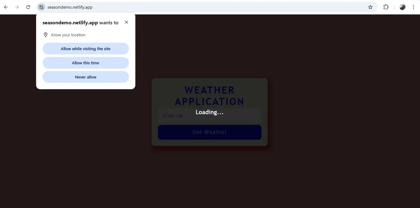 portfolio home page image of full stack developer for project